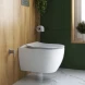 Унитаз подвесной Cezares Comfort CZR-191-TH/BS безободковый, с функцией биде, белый