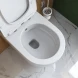 Унитаз подвесной Cezares Comfort CZR-191-TH/BS безободковый, с функцией биде, белый