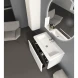 Пенал Cezares Stylus 55234 подвесной L/R, Bianco Opaco