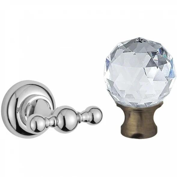 Крючок Cezares Aphrodite APHRODITE-DHK2-02-SW двойной, для ванны, бронза