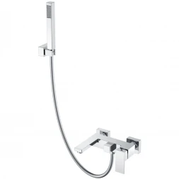 Смеситель для ванны Boheme Qubic 473-CR