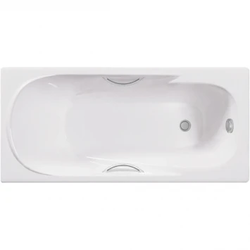 Ванна чугунная Delice Maestro DLR230646R 200x85 см, с отверстиями под ручки, белый