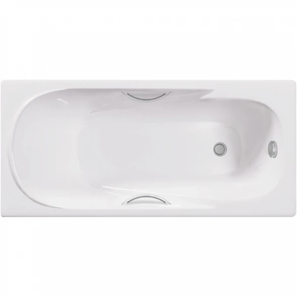 Ванна чугунная Delice Maestro DLR230646R 200x85 см, с отверстиями под ручки, белый