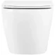 Унитаз подвесной BelBagno Uno BB3105CHR/SC безободковый, с сиденьем микролифт, белый