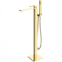 Смеситель напольный для ванны BelBagno Luce LUC-FMT-ORO