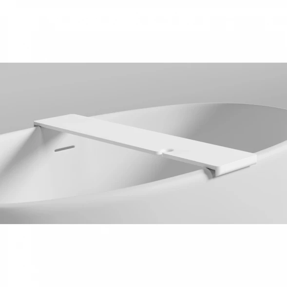 Полка на ванну Salini S-Stone Gabbiano Basic 1906202M 90 см, белый матовый