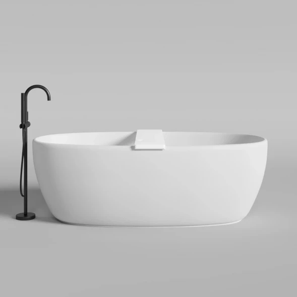 Полка на ванну Salini S-Stone Gabbiano Basic 1906202M 90 см, белый матовый