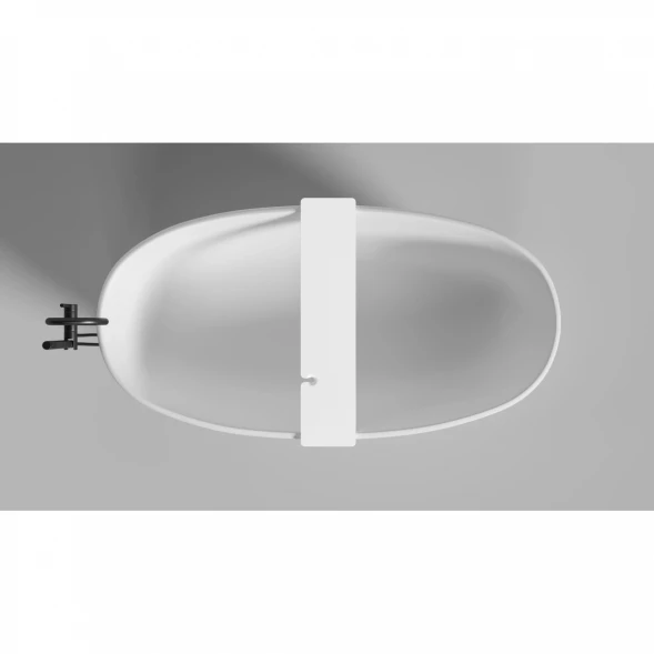 Полка на ванну Salini S-Stone Gabbiano Basic 1906202M 90 см, белый матовый