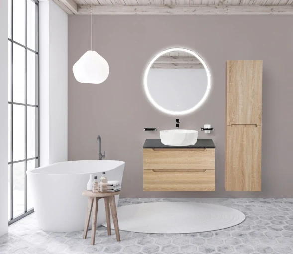 Тумба Rovere Bianco 79,6 см BelBagno Etna ETNA-800-2C-SO-WO-P