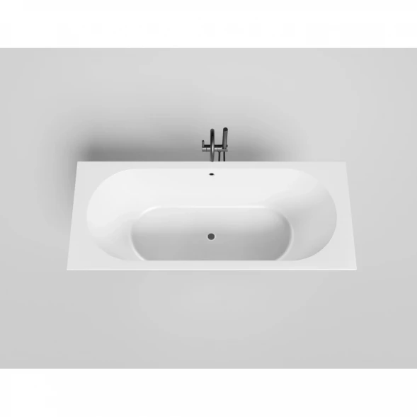 Ванна из литьевого мрамора Salini S-Sense Ornella Axis 104613M 170x70 см, белый матовый