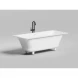 Ванна из литьевого мрамора Salini S-Stone Orlanda Axis Kit 103323M 170x75 см, белый матовый