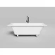 Ванна из литьевого мрамора Salini S-Stone Orlanda Axis Kit 103323M 170x75 см, белый матовый