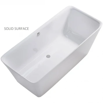 Ванна из литьевого мрамора Astra-Form Орион Solid Surface 01010050 170x75 см, отдельностоящая, белый матовый
