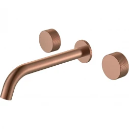 Смеситель для раковины Boheme Stick Touch 152-2-CB.2 встраиваемый, медь матовая