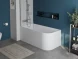 Акриловая ванна 170x73 см L BelBagno BB712-1700-730-L