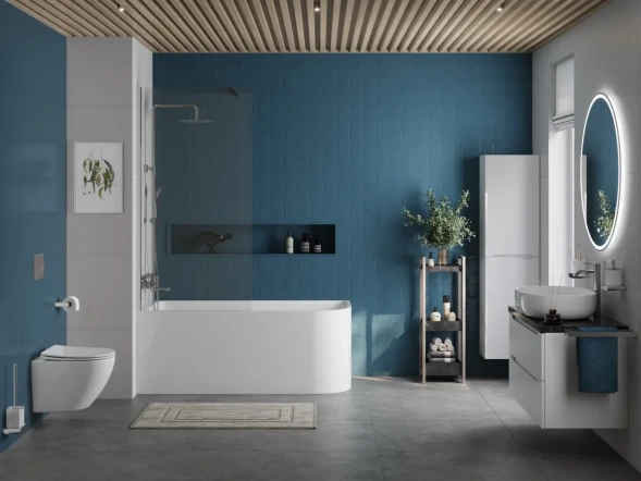 Акриловая ванна 170x73 см L BelBagno BB712-1700-730-L
