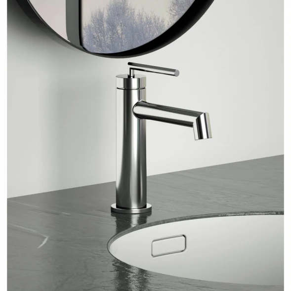 Смеситель для раковины без донного клапана BelBagno Acqua ACQUA-LVM-CRM