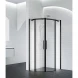 Душевой уголок 90x90 см BelBagno ACQUA-R-2-90-C-NERO прозрачное