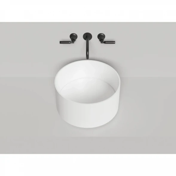 Раковина-чаша Salini S-Stone Armonia Round 02 130422M 45x45 см, накладная, белый матовый