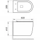 Комплект подвесной унитаз BelBagno Amanda BB051CHR + BB051SC + система инсталляции Jacob Delafon E24156-NF + E20859-7-BMT
