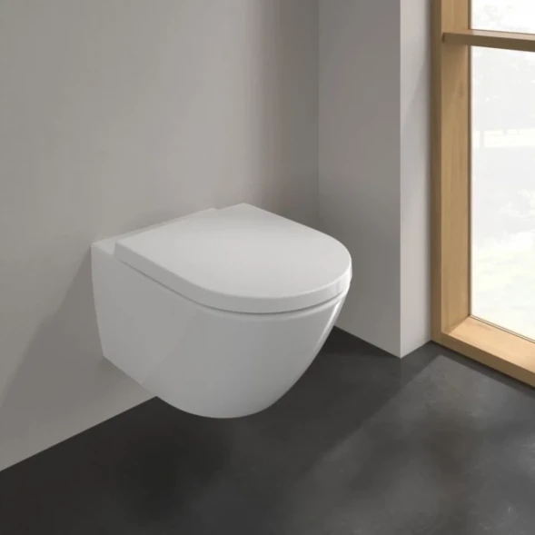 Унитаз подвесной Villeroy &amp; Boch Subway 3.0 4670T001 безободковый, торнадо, альпийский Белый