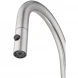 Смеситель для кухни Wonzon &amp; Woghand WW-A21252-BS с выдвижным изливом,  никель матовый