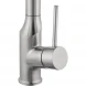 Смеситель для кухни Wonzon &amp; Woghand WW-A21252-BS с выдвижным изливом,  никель матовый