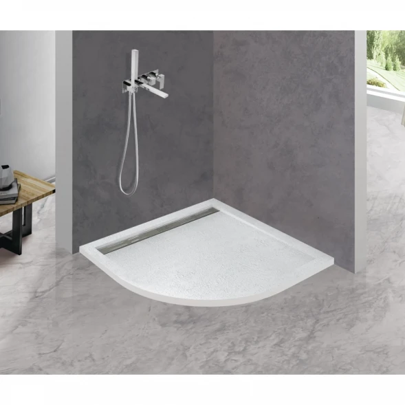 Душевой поддон из литьевого мрамора 90x90 см Cezares TRAY-AS-R-90-30-W