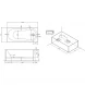Акриловая ванна 150x70 см Am.Pm X-Joy W88A-150-070W-A