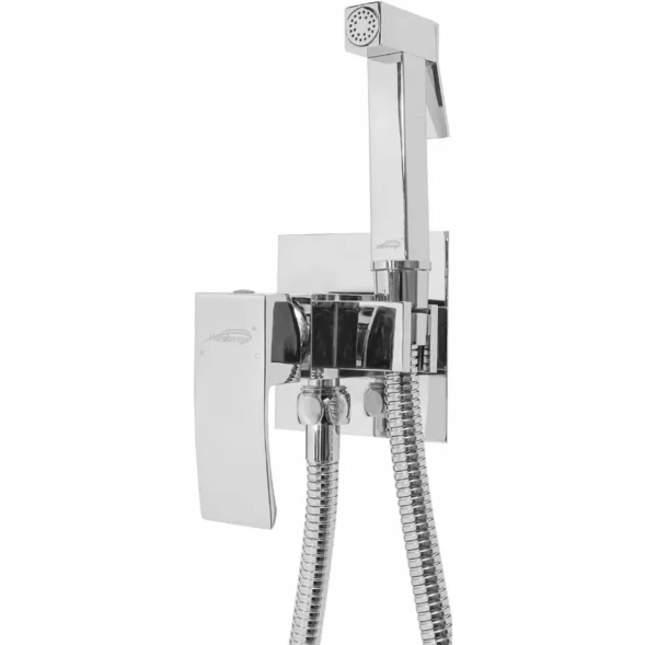 Гигиенический душ Hansberge Cubito H3077C со смесителем, хром