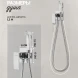 Гигиенический душ Hansberge Cubito H3077C со смесителем, хром