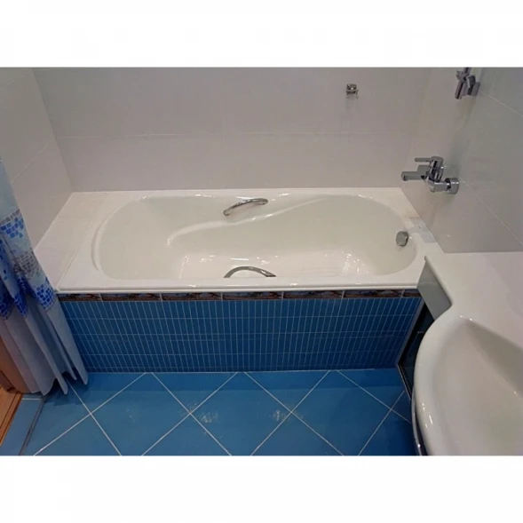 Ванна чугунная Roca Haiti 2327G000R 170x80 см, с отверстиями под ручки, антискользящим покрытием, белый