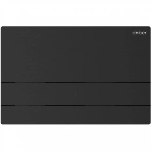Кнопка смыва Abber AC0128MB для инсталляции, черный матовый