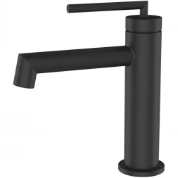 Смеситель для раковины BelBagno Acqua ACQUA-LVM-NERO без донного клапана, черный матовый