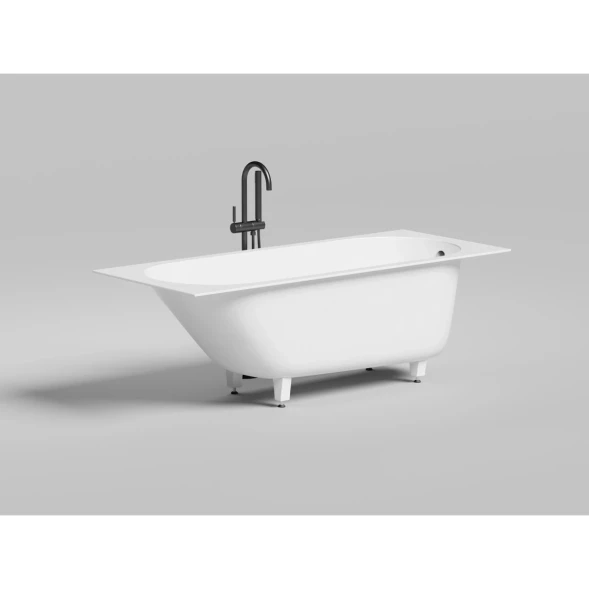Ванна из литьевого мрамора Salini S-Sense Ornella 102316G 160x70 см, белый глянец