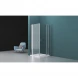 Душевой уголок 120x80 см BelBagno Etna ETNA-AH-22-80/120-C-Cr прозрачное