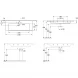Раковина 130x47,5 см Villeroy &amp; Boch Subway 3.0 4A70D501