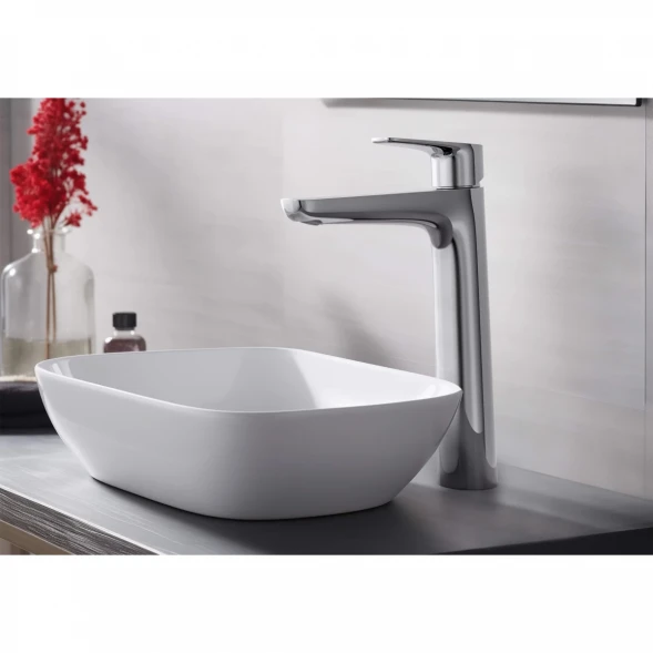 Смеситель для раковины Aquatek Бетта AQ1104CR без донного клапана, хром