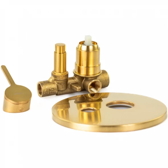 Смеситель для ванны Emmevi Filobrass 85019/ORS встраиваемый, Золото матовый