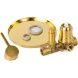 Смеситель для ванны Emmevi Filobrass 85019/ORS встраиваемый, Золото матовый