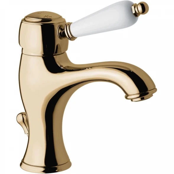 Смеситель для раковины Emmevi Laguna 40063/BR с донным клапаном, бронза