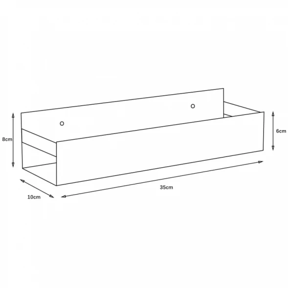 Полка 35 см Boheme Q 10965-MW
