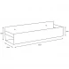 Полка 35 см Boheme Q 10965-MW