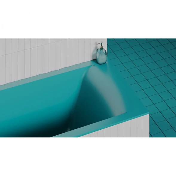 Ванна из литьевого мрамора Salini S-Sense Cascata 105011MF 150,3x70 см, покраска по RAL матовый полностью