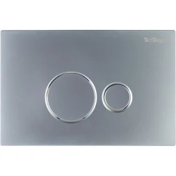 Кнопка смыва BelBagno BB080CR.MAT для инсталляции, матовый хром