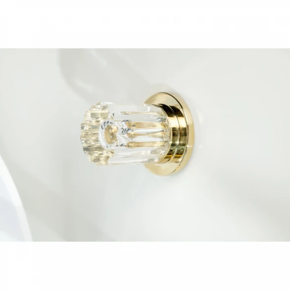 Смеситель для раковины Boheme Elegante 152-2-G-EL встраиваемый, золотой