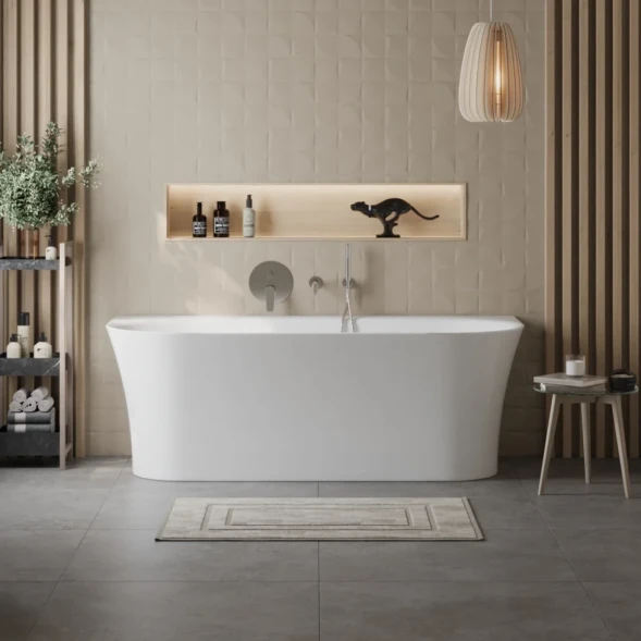 Акриловая ванна 170x75 см BelBagno BB711-1700-750