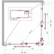 Душевой уголок 100x90 см BelBagno UNO-195-AH-2-100/90-C-Cr прозрачное