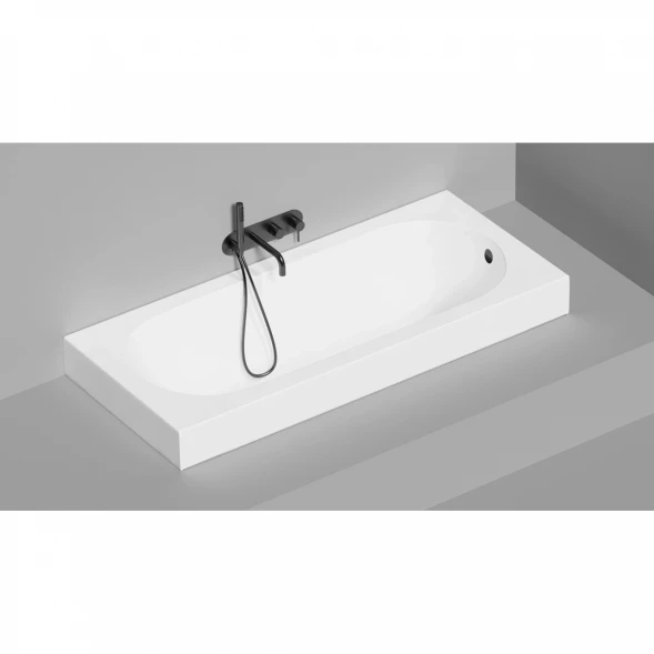 Ванна из литьевого мрамора Salini S-Sense Ornella 102311M 170x75 см, белый матовый