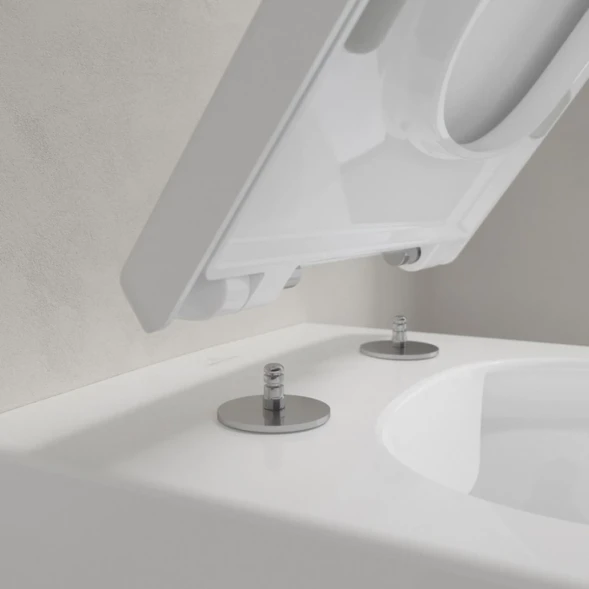 Унитаз подвесной Villeroy &amp; Boch Memento 2.0 4633R0R1 безободковый, альпийский Белый